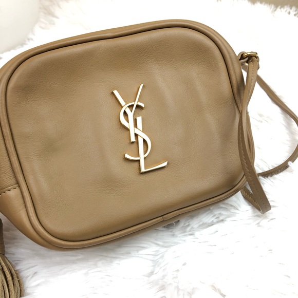 YSL Authentic Deep Beige Napa Blogger Mini Bag. - Picture 5 of 9